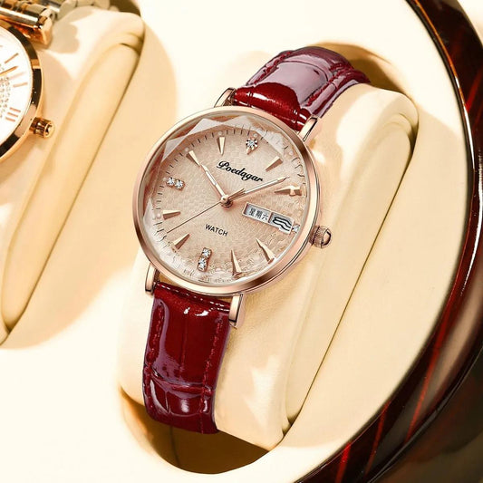 Waterproof Luminous Women Calendar Watch