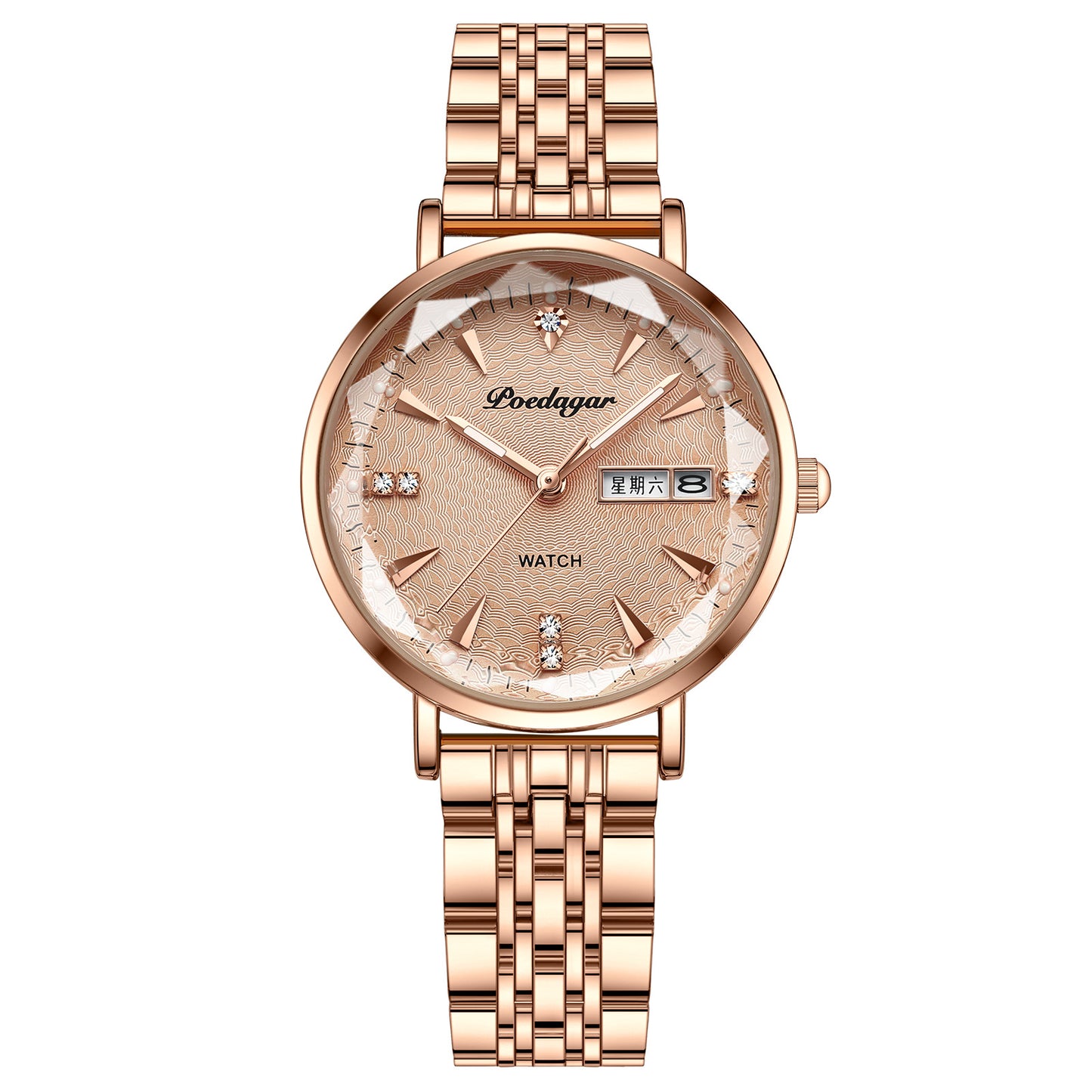 Waterproof Luminous Women Calendar Watch