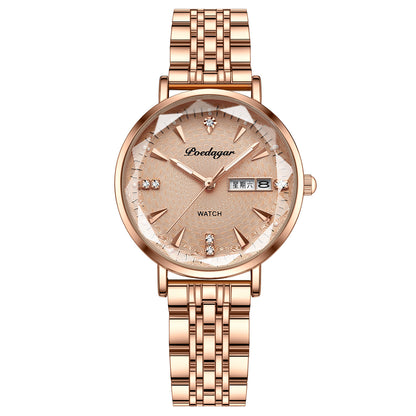Waterproof Luminous Women Calendar Watch