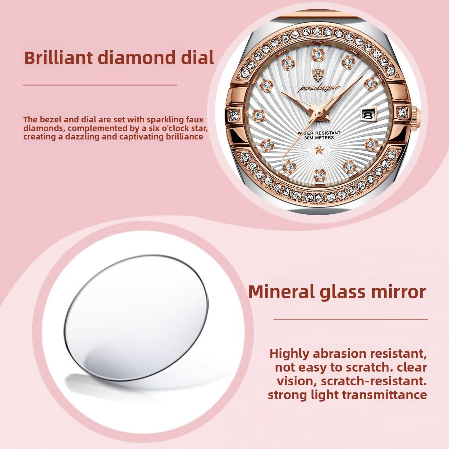 Women's Waterproof Luminous Quartz Watch