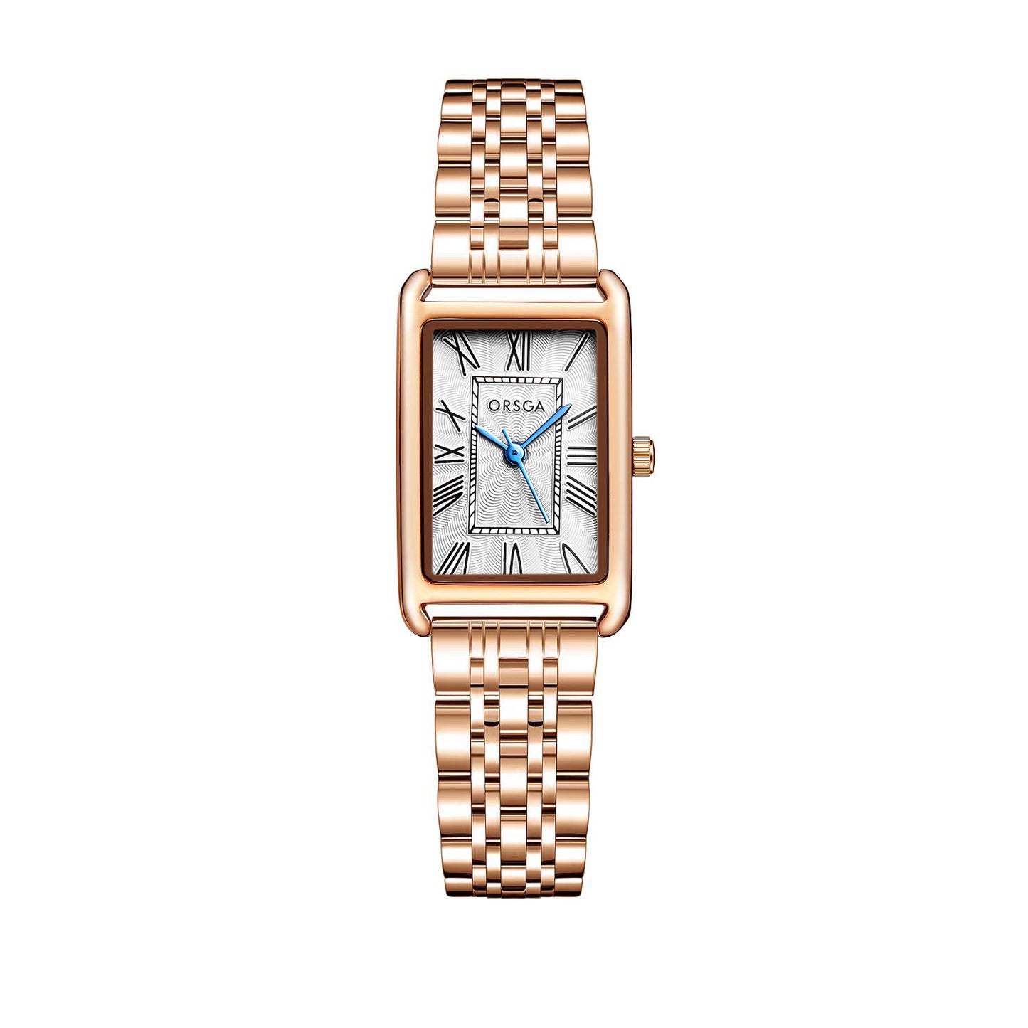 Women Square Stainless Steel Quartz Watch