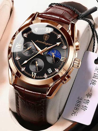 Swiss Quartz Waterproof Luminous Men's Watch